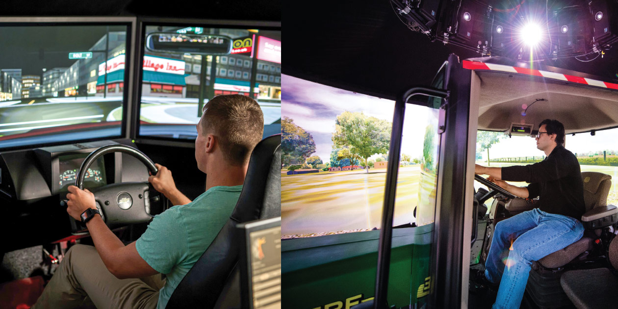 Inside the National
Advanced Driving
Simulator