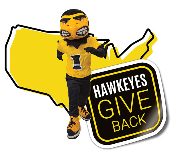 Herky with US map graphic