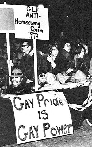 1971 Homecoming float