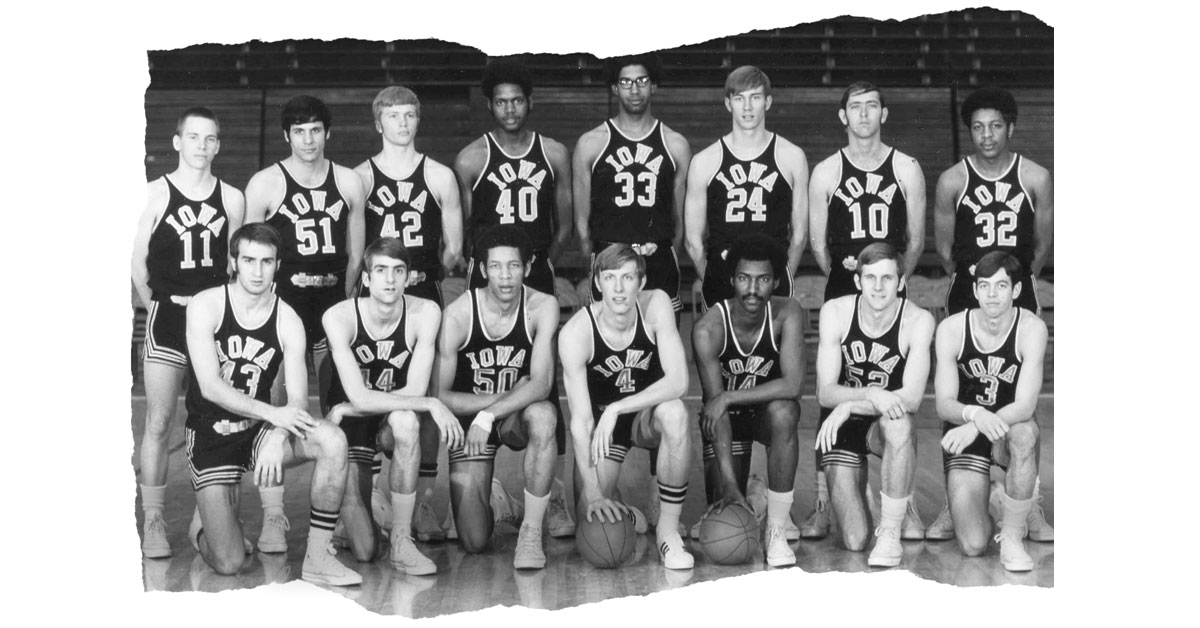 1969-70 Iowa Basketabll Team Photo