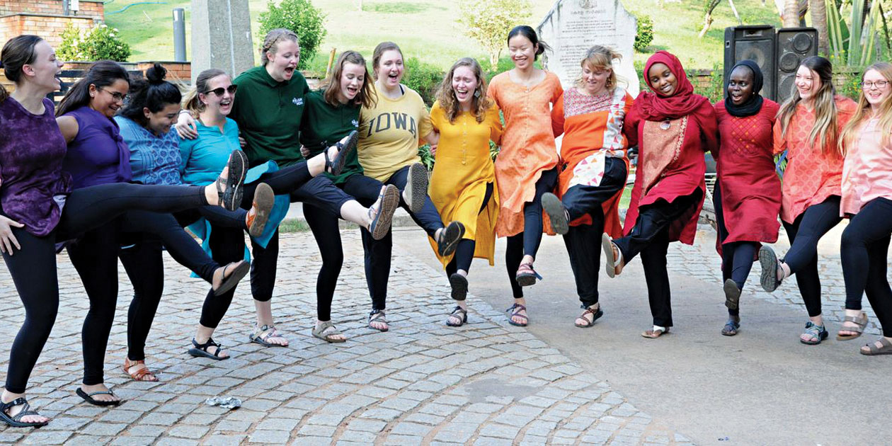 University of Iowa Nursing Students Dancing