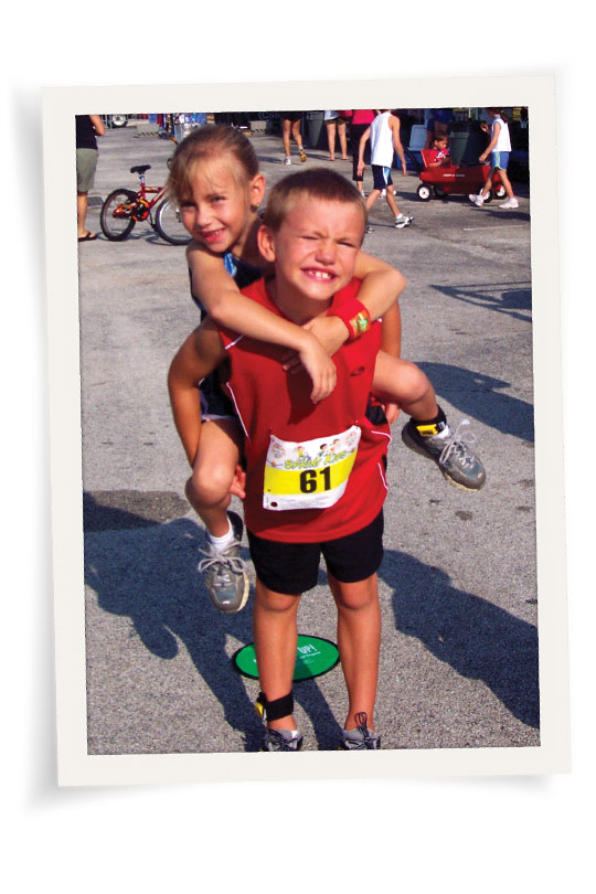 Alexandra and Nick as kids