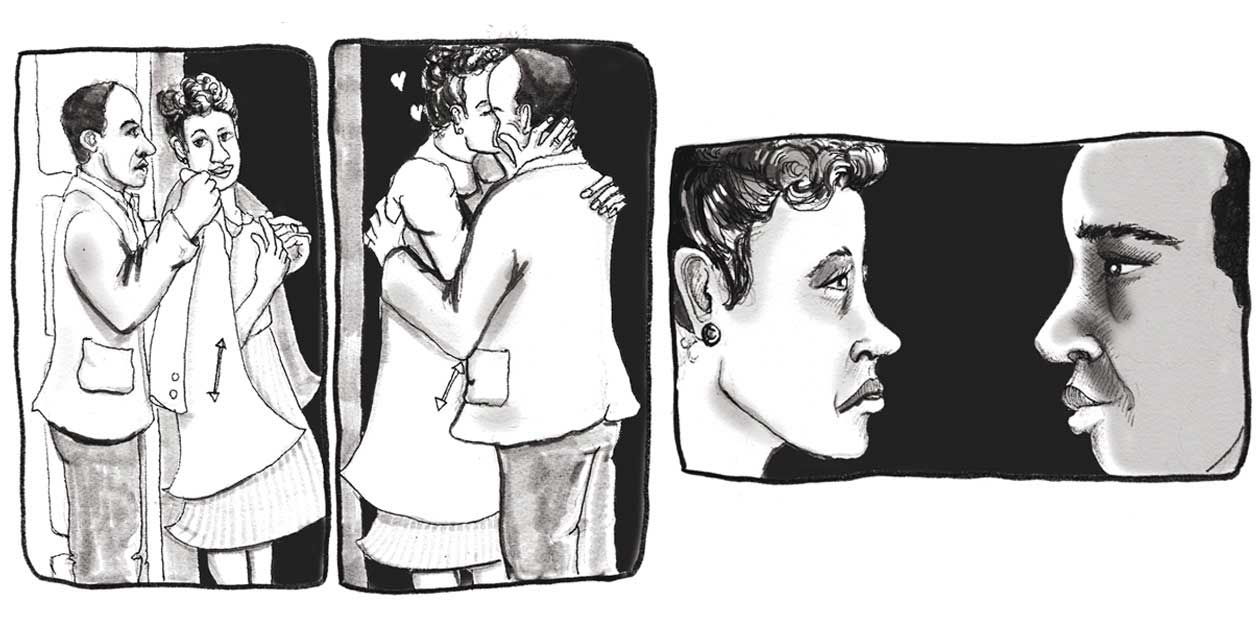 Panels from 'Run Home If You
Don't Want to Be Killed'