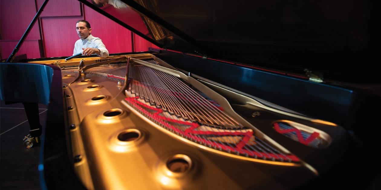 Jeremy Herrera at the Piano