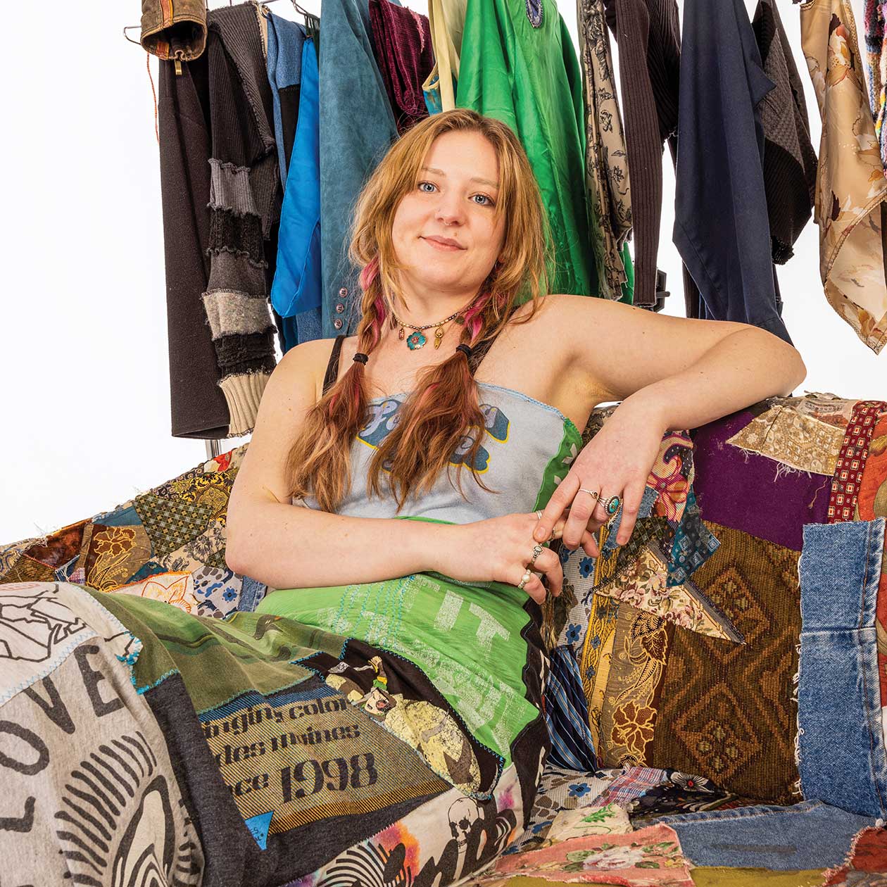 Fashion upcycler Molly Kresse