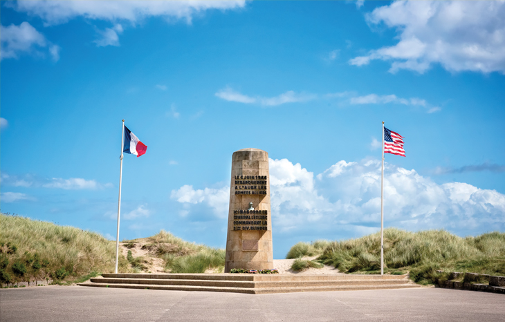 Memorial on Omaha Beach