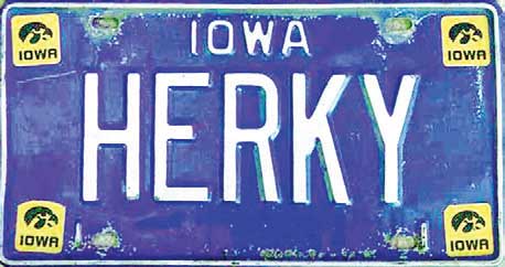 License Plate: HERKY