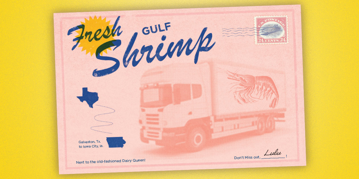 Shrimp Truck postcard