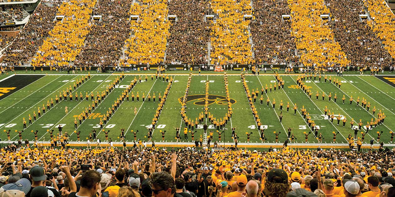 University of Iowa Marching Band at Kinnick