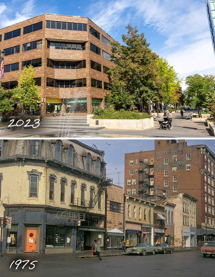 Downtown Then and Now