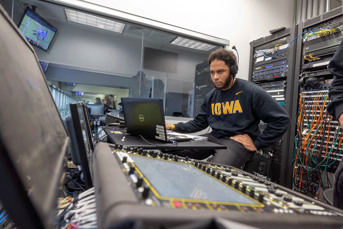 DJ in booth