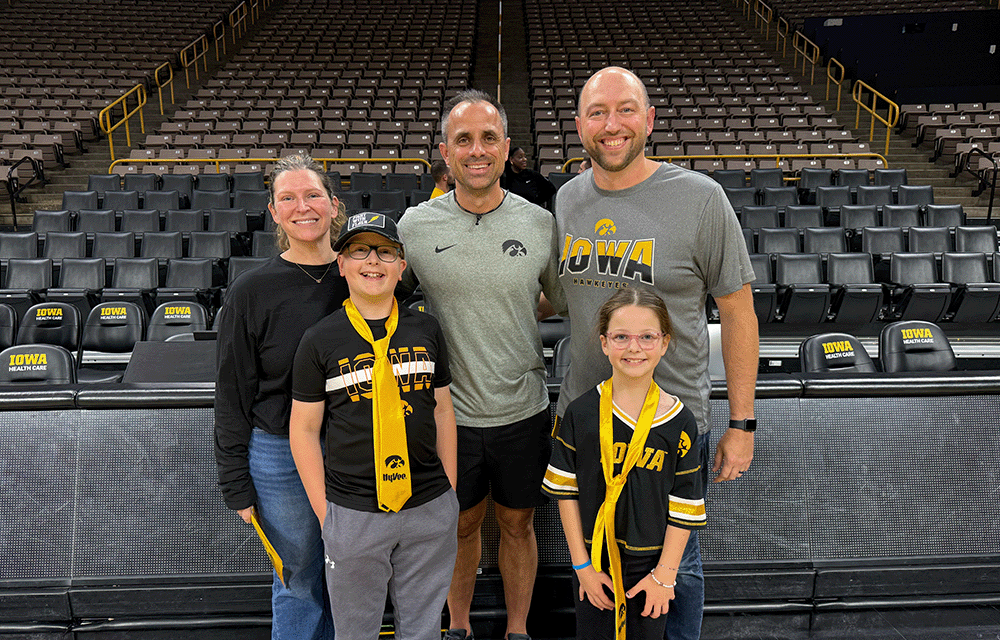 Ryan family with McCullum at AYA