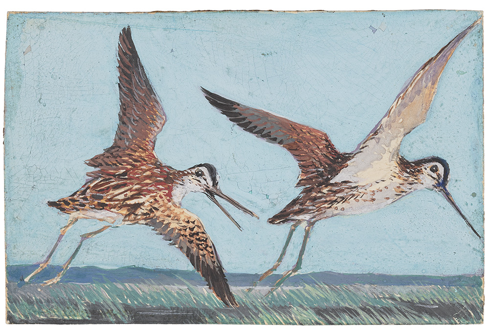 Watercolor paintings by Iowan Jay N. �Ding� Darling that became federal wildlife stamps