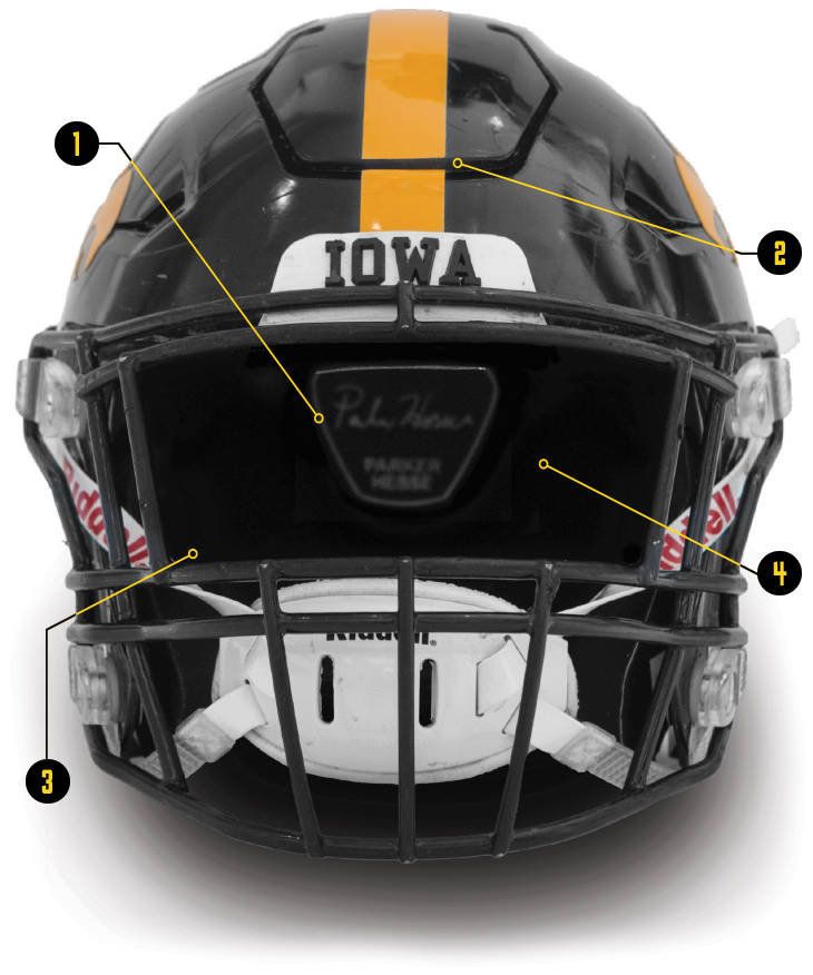 Iowa Hawkeyes Riddell SpeedFlex Helmet - GG Edition 00152 – Green Gridiron,  Inc.