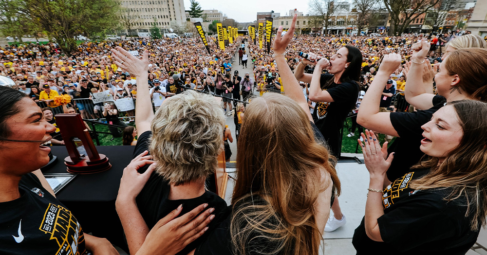 Celebration at the Pentacrest