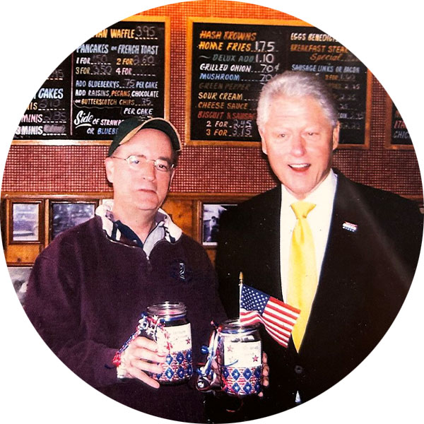 Dave Panther and Former President Bill Clinton