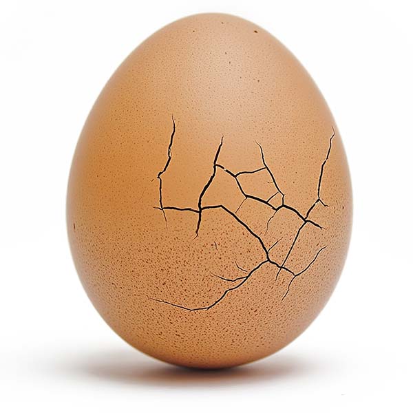 Cracked egg