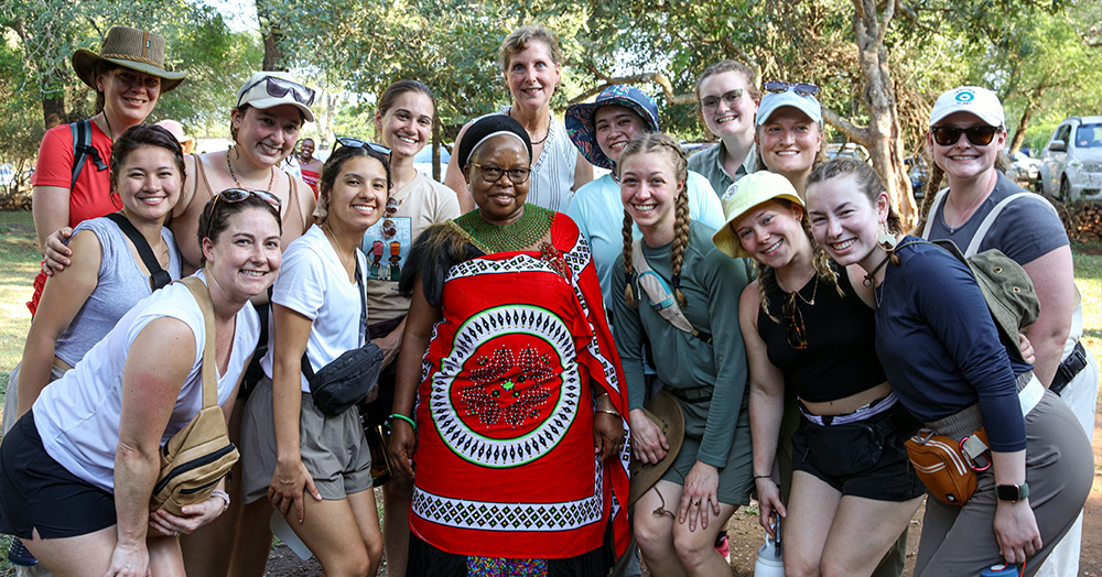 During their practicum abroad, UI College of Nursing students visited a hospital, private clinic, and several nonprofit organizations to learn how Eswatini provides health care to its rural populations.