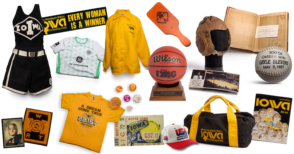 Vintage Iowa Athletics Memorabilia