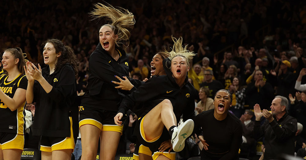 Women's Basketball team celebrates