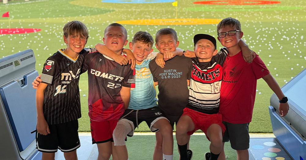 Brody Pearston and his friends