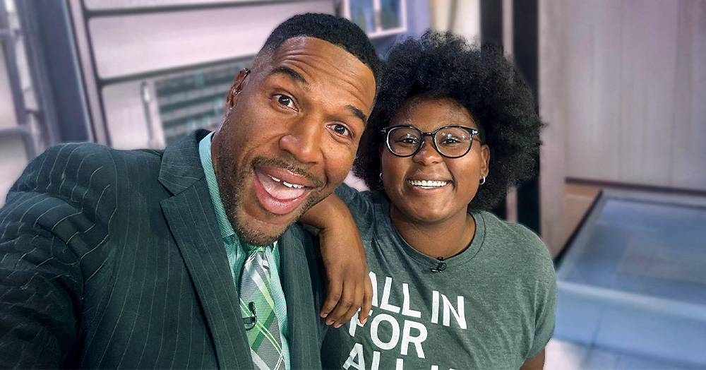 Michael Strahan and Dasia Taylor
