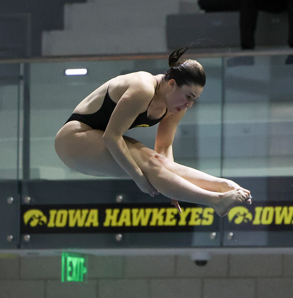Zita Bernatsky took part in a cliff-diving program hosted by Red Bull in Austria and Turkey while in high school. Today, she's a sophomore diver at the University of Iowa.