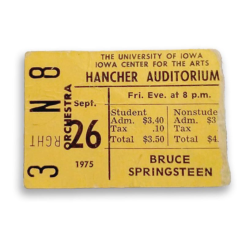 Bruce Springsteen Ticket
