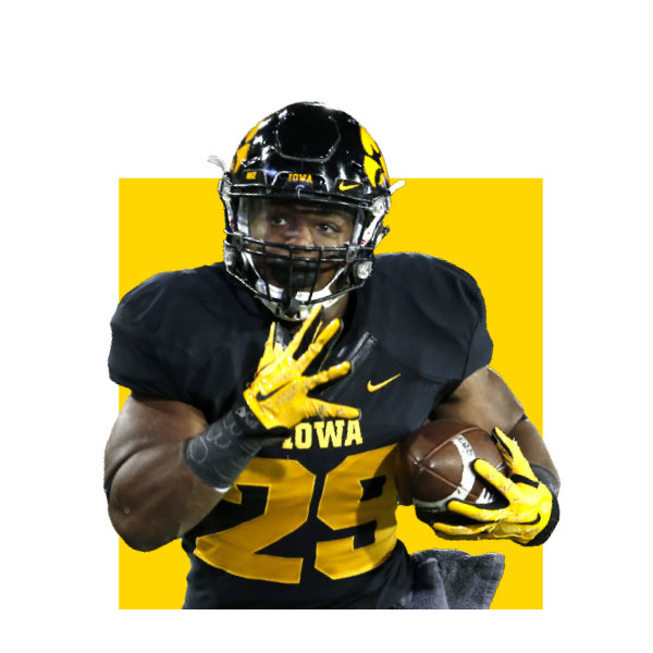 IOWA HAWKEYES ROOKIE MOVE ICONIC OVERSIZED FASHION JERSEY