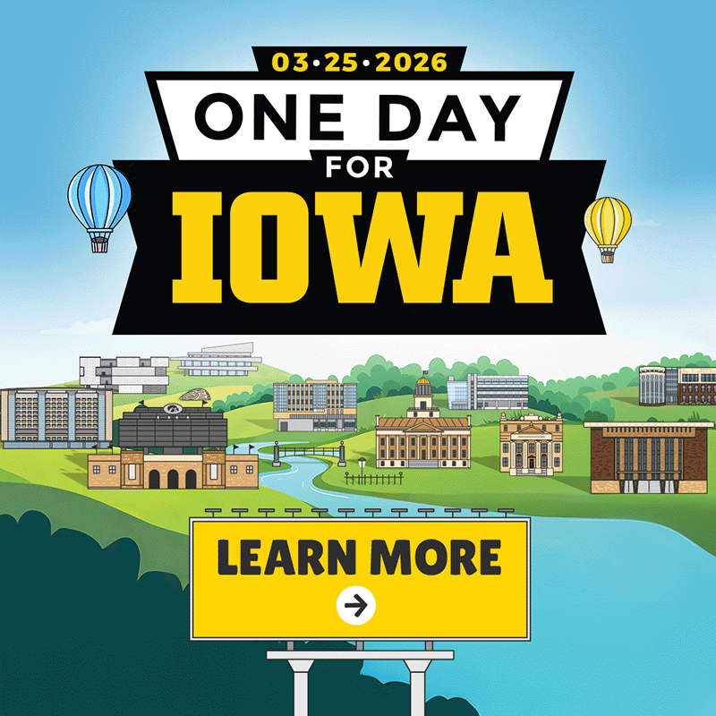 Learn More About One Day for Iowa Button